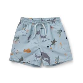 LDIOIF Boys Swim Trunks Swim Shorts Dolphin Whale Swimsuits Light Weight Board Shorts Quick Dry Beach Wear UV Protection 4-5T