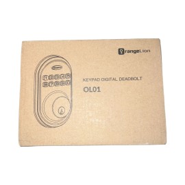 OrangeIOT Orange Lion Keypad Digital Deadbolt OL01 Keyless Entry Back Door Satin Nickel