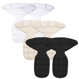 Beavorty 3 Pairs Foot Rest Nonslip Heel Pads Foot Cushion Pads Girl Shoe Insole Pad Heel Inserts for Women Shoe Pads Anti-slip Insole Pad Half Foot Pads High Heel Comfortable Gel Girl Child