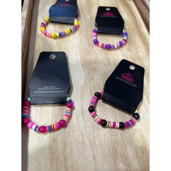 Paparazzi Bracelet- Starlet Shimmer- Kids Line Multi-Colored Beads and Spacers