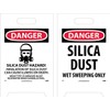 NMC FS41 Silica Dust Floor Sign