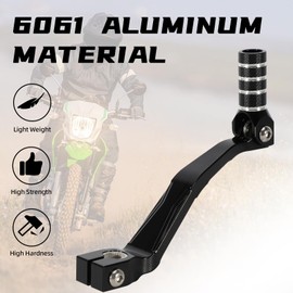 BAOUFF Gear Shifter for KLX230,Folding CNC 6061 Aluminum Motorcycle Shift Lever for Dirt Bike KLX230/R/S/SM/RS 2020-2024/KLX232 2024-2025-Black
