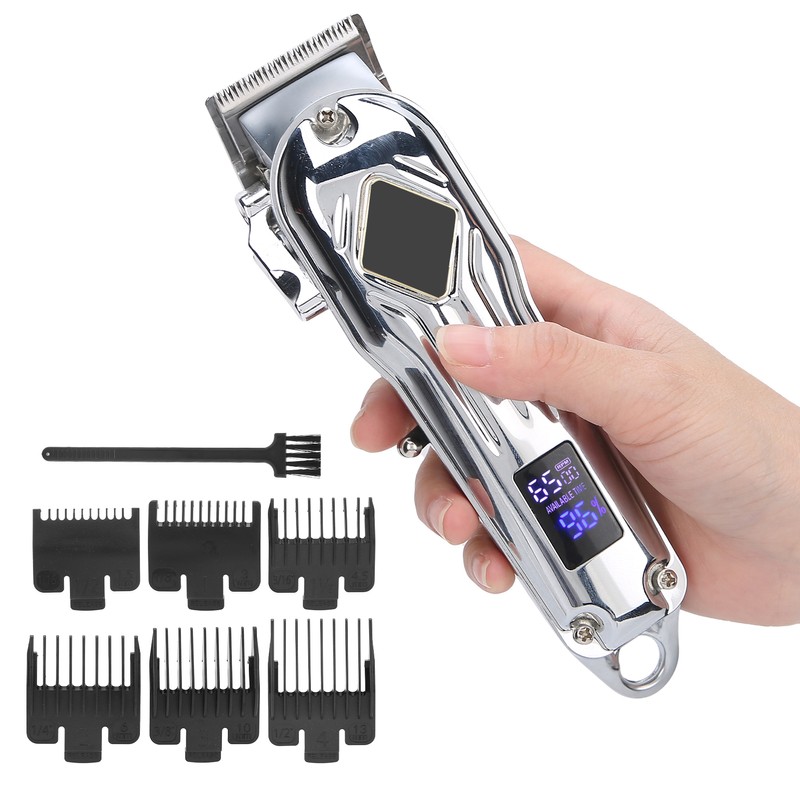 Professional Electric Hair Clipper LED Display Hair Trimmer Cutting Machine