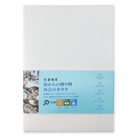 50% Oyster Shells x 50% Recycled Plastic Clear File
