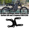 URLWALL Headlight Headlamp Mount Bracket for Sur Ron LBX/S Segway