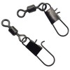 JSHANMEI ®100pcs/lot Ball Bearing Rolling Swivel with Interlock Snap Fishing