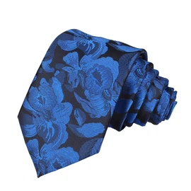 Secdtie - Bridas para hombre, diseño floral hecho a mano, para boda, Azul Royal, Talla única
