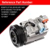 cciyu Air Conditioning Compressor Compatible for Hyundai Santa Fe 2.7L