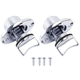 Niciksty Boat Drain Plug, Bilge Drain Plug Made of 316 Stainless Steel with Waterproof O-Sealing Ring for 25 mm Hole for Marine Boat Hull Replacement Part Stainless Steel Drain Plug