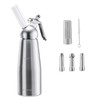 Navaris Whipped Cream Dispenser - 1 Pint (500ml) Aluminium Handheld