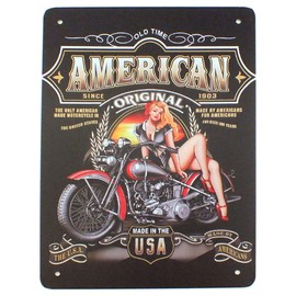 Tin Metal Sign Plaque Bar Pub Vintage Retro Wall Decor Poster Home Club Tavern Wall Door (30 x 20 cm) - UK Company (480 - American Original)