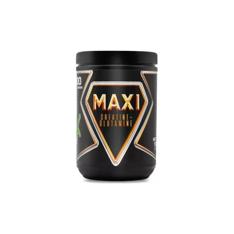 Creatina y Glutamina Maxi Protein de 500g para Recuperación Sabor