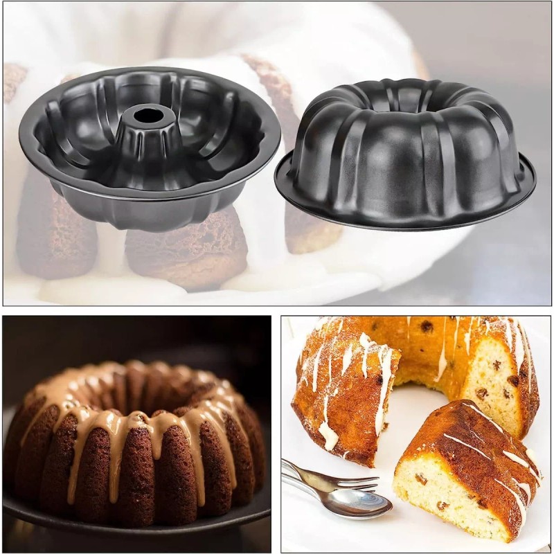 Clicmania Molde De Rosca Antiadherente Para Hornear Pan Gelatina
