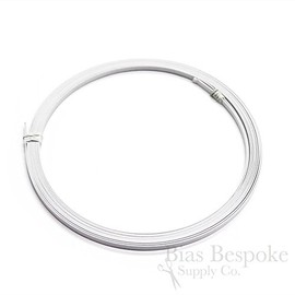 5.5 Yards of White Spring Steel Boning 1/2"