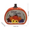 Table Resin Harvest Pumpkin - Thanksgiving Resin Pumpkin Desktop Statue