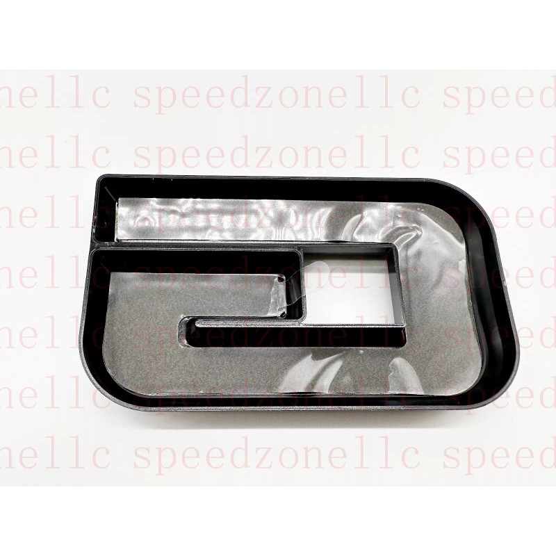 Auto Front Rear Black White Emblem Overlay 2019-2024 GMC Sierra