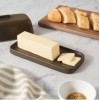 Project 62 Stoneware Tilley Butter Dish (Dark Brown)