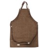 Adjustable Waterproof Apron with Pockets for Restaurant Kitchen Milk Tea