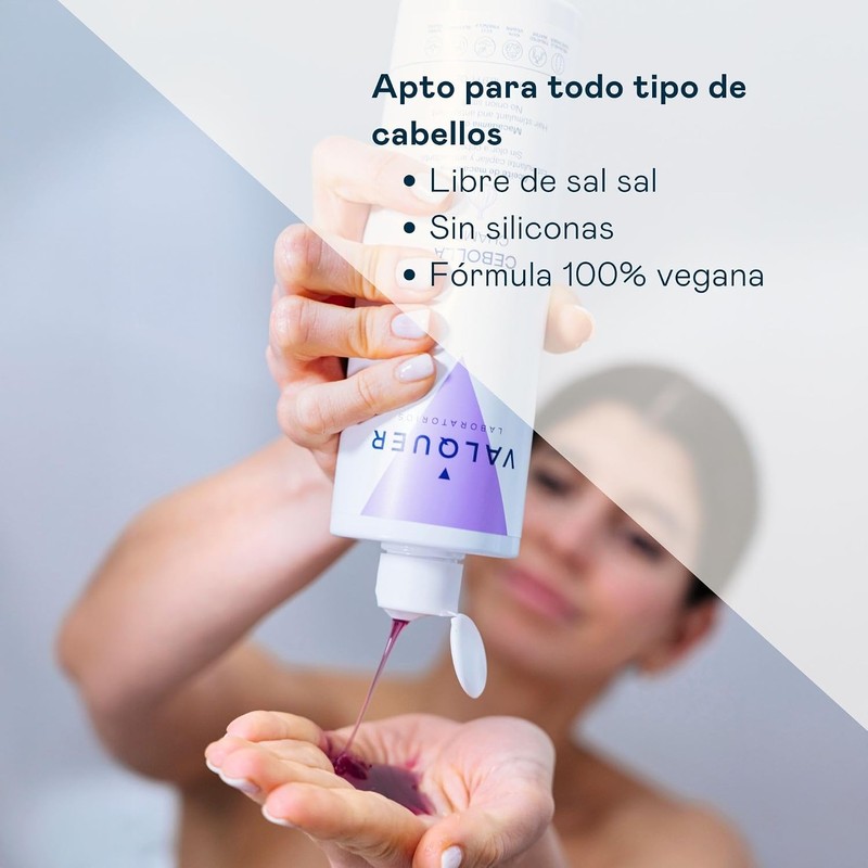 VALQUER Shampoo de Cebolla Regulador del Pelo Graso 1 L
