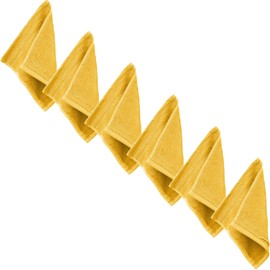 Erwin Müller Heidelberg Flannel Pack of 6 Terry Cloth Yellow Size 30 x 30 cm