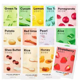 Missha 미샤 에어리 밀착 시트마스크10매 [에어리시트-꿀(10매)] Missha Airy Fit Sheet Mask 10pcs [Airy Sheet - Honey (10pcs)]