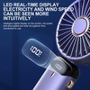 CasaCare Handheld Mini FAN with LED Display, USB Rechargeable Mini