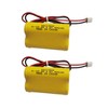 GSUIVEER 3.6V 900mAh Ni-Cd Exit Sign Emergency Light Battery Pack