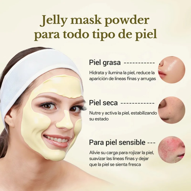 Mascarilla Jelly Kaisasa Revitalizante 650g Piel Todo Sensible