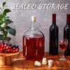 Ziliny 6 Pcs Carboy Cork Stopper, Glass Carboy Cap for