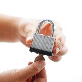 4 Pack Keyed Alike Padlocks 40mm High Security Heavy Duty Padlocks with Keys Outdoor Keyed Padlocks for Gym Warehouse Locks with Same Key