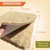 HURDZ HEMP Nesting Pads for Chicken Coop 13”x13-100% Natural, Super