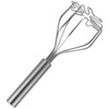 KALLORY Ground Beef Smasher Potato Masher Household Gadgets Silver Stainless