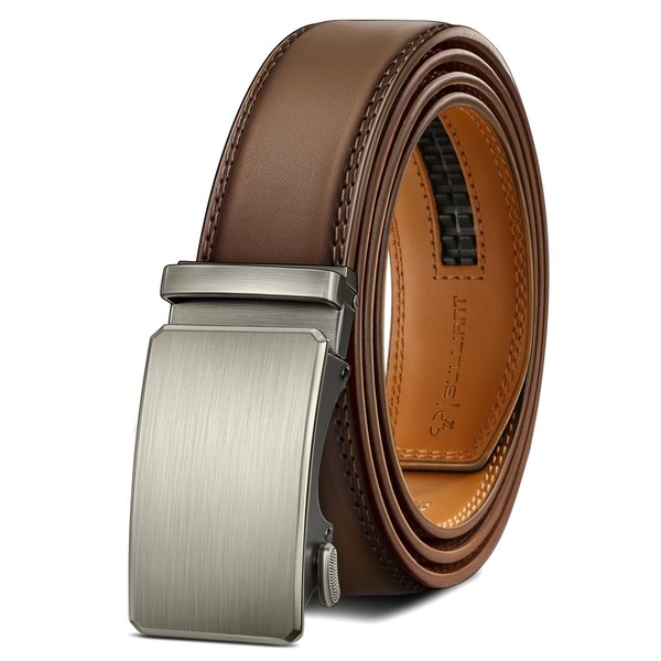 BULLIANT Men Belt, Ratchet Belt Adjustable For Gift Men Dress