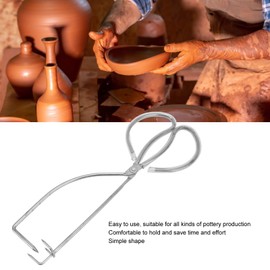 Dipping Tongs Glazing Tools, Dipping Tong Pottery Tool Stainless Steel High Strength Simple Shape Pottery Clay Sculpture Pliers (Type 2)