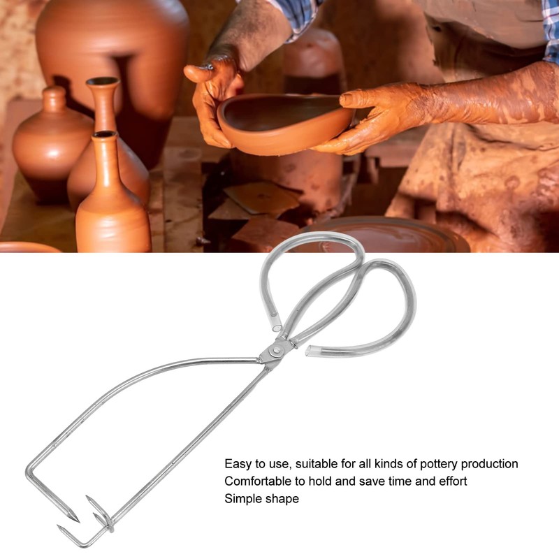 Dipping Tongs Glazing Tools, Dipping Tong Pottery Tool Stainless Steel
