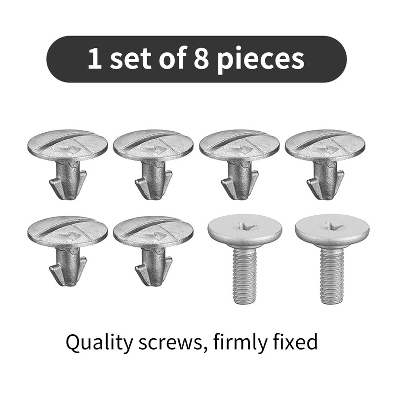 1 Pack 8 Pcs Lower Engine Cover Pin Screws, Splash