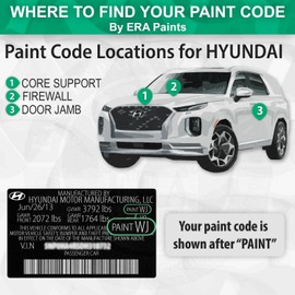 ERA Paints U4G - Urban Gray Metallic for HYUNDAI Exact Match Automotive Touch Up Paint Jar - Essential Kit