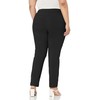 SLIM-SATION Women's Plus-Size Wide Band Pull-on Straight Leg Pant with