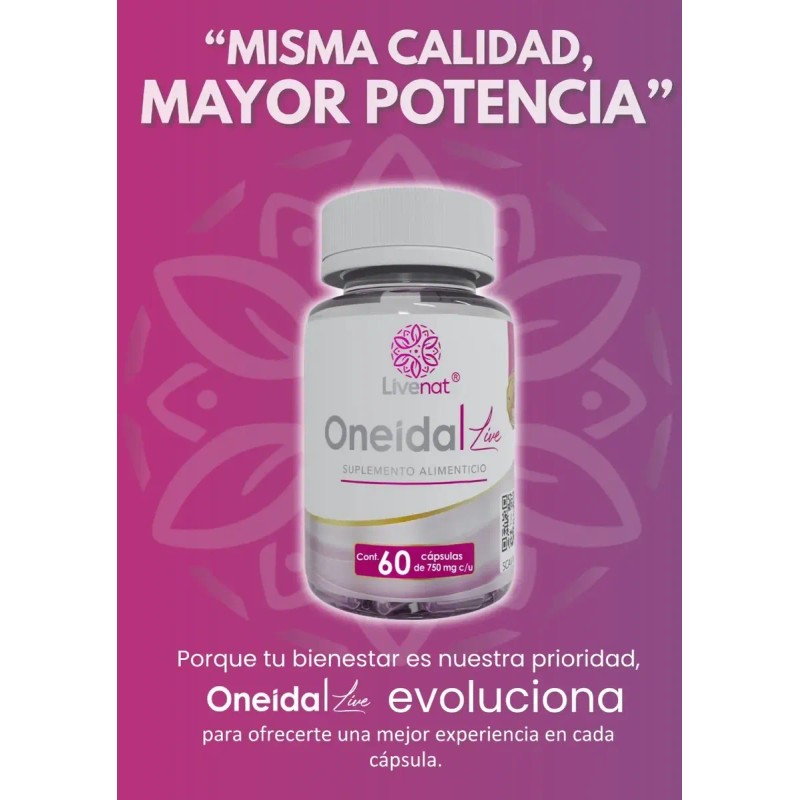 Oneida Live Capsula Hormonal Mujer