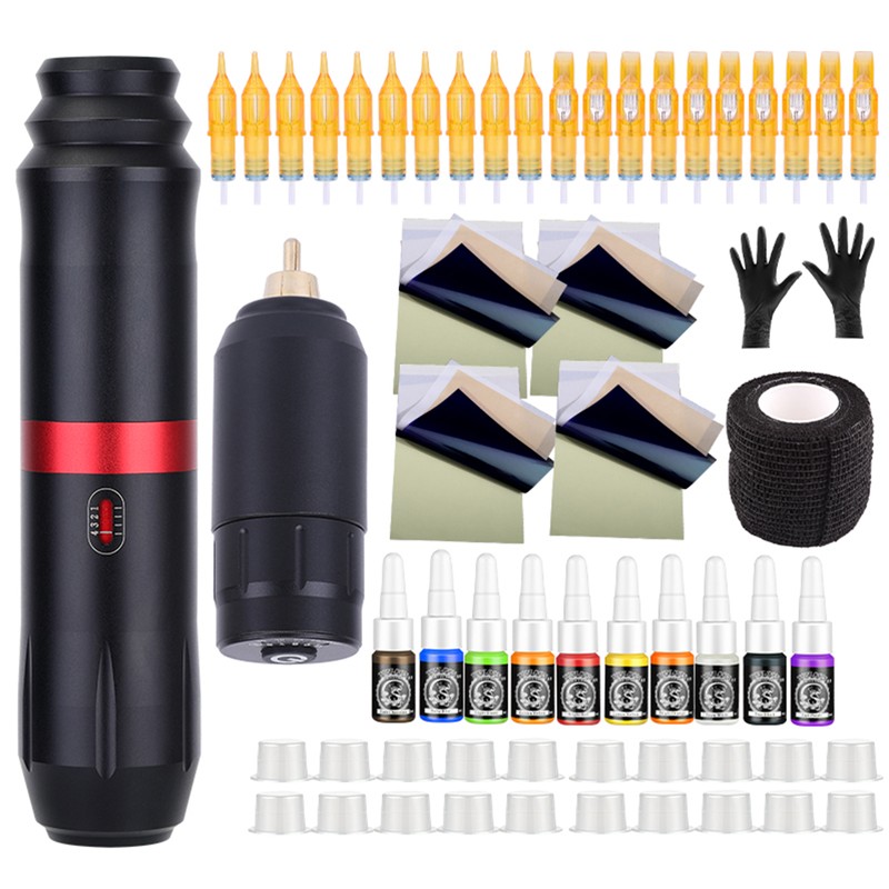 Professional Body ink Machine Set Rotary Motor Body ink Pen