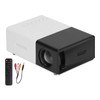Mini Projector Built in Speakers Diffuse Reflection Imaging Black 1080P