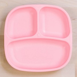 Re-Play Divided Plate Single, Ice Pink