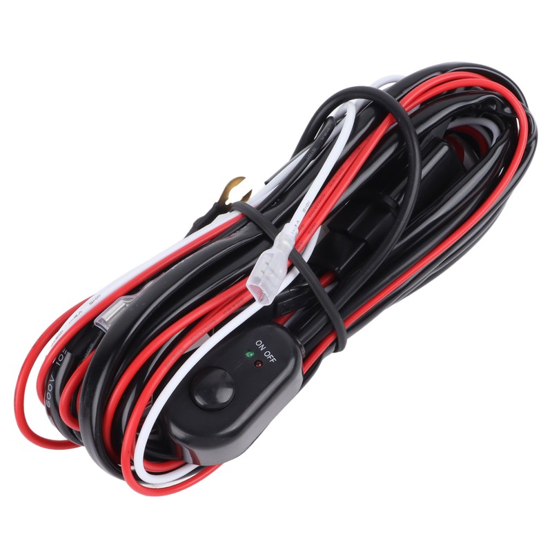 LED Light Bar Wiring Harness Car Work Light Remote On