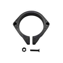 Hammy3DPrints Tip Grip Flashlight Clamp for Lens Covers (Black, HRT AWLS)