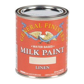 General Finishes Water Based Milk Paint, 1 Pint, Linen