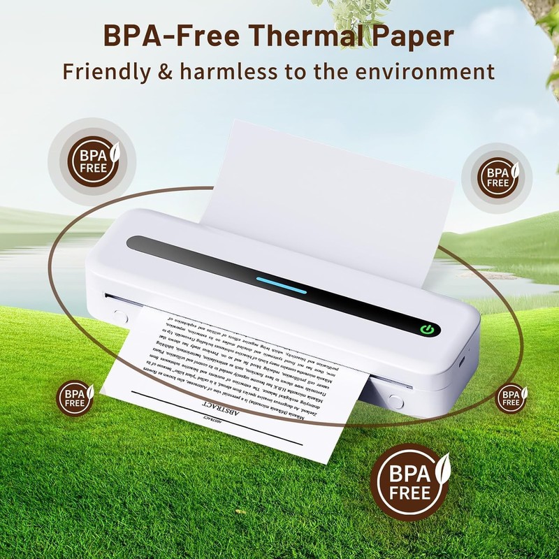 Double Dragon A4 Thermal Printer Paper, 100 Sheets (8.27" x