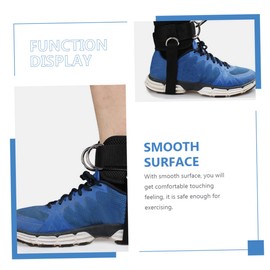 BESPORTBLE 1pair Sticky Ankle Strap for Leg Exercises Ankle Wrap for Resistance Training Yoga and Hip Abduction Fitness Tool for Strengthening Legs and HIPS