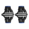 PATIKIL 2 Pcs Golf Ball Marker Stencil 360 Degree Triple