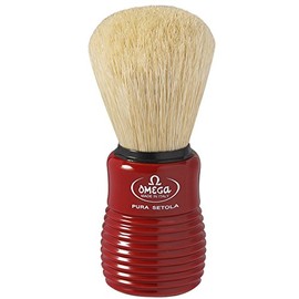 OMEGA Shaving Brush Pure Bristles #10810 RED