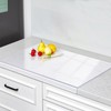 Wesiti Large Acrylic Cutting Board with Lip Non Slip 30